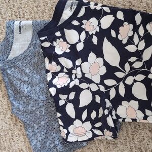 Lands' End Set Of 2 Supima Tees XS NWOT